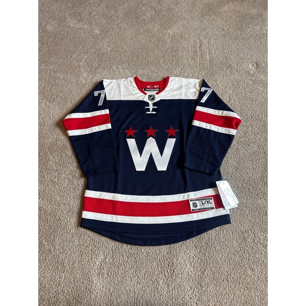 TJ Oshie Washington Capitals NWT Youth NHL Hockey Jersey Size L/XL